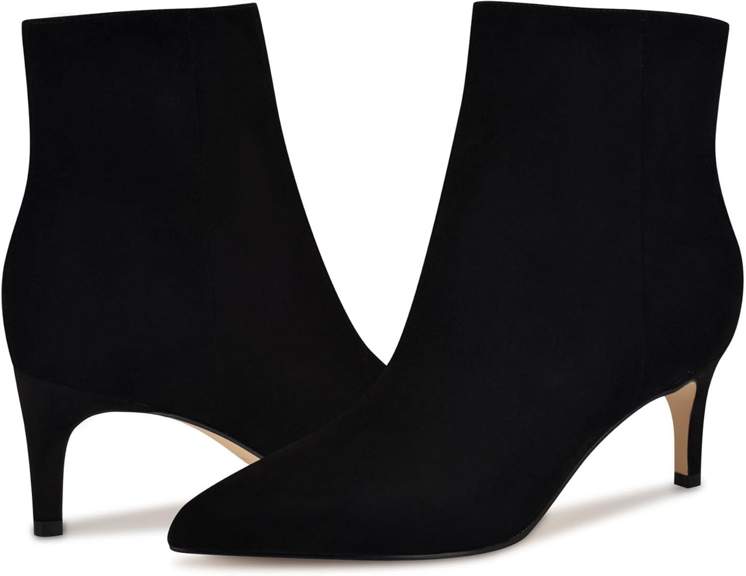 imageNine West Womens Sheeba Ankle BootBlack Suede 002