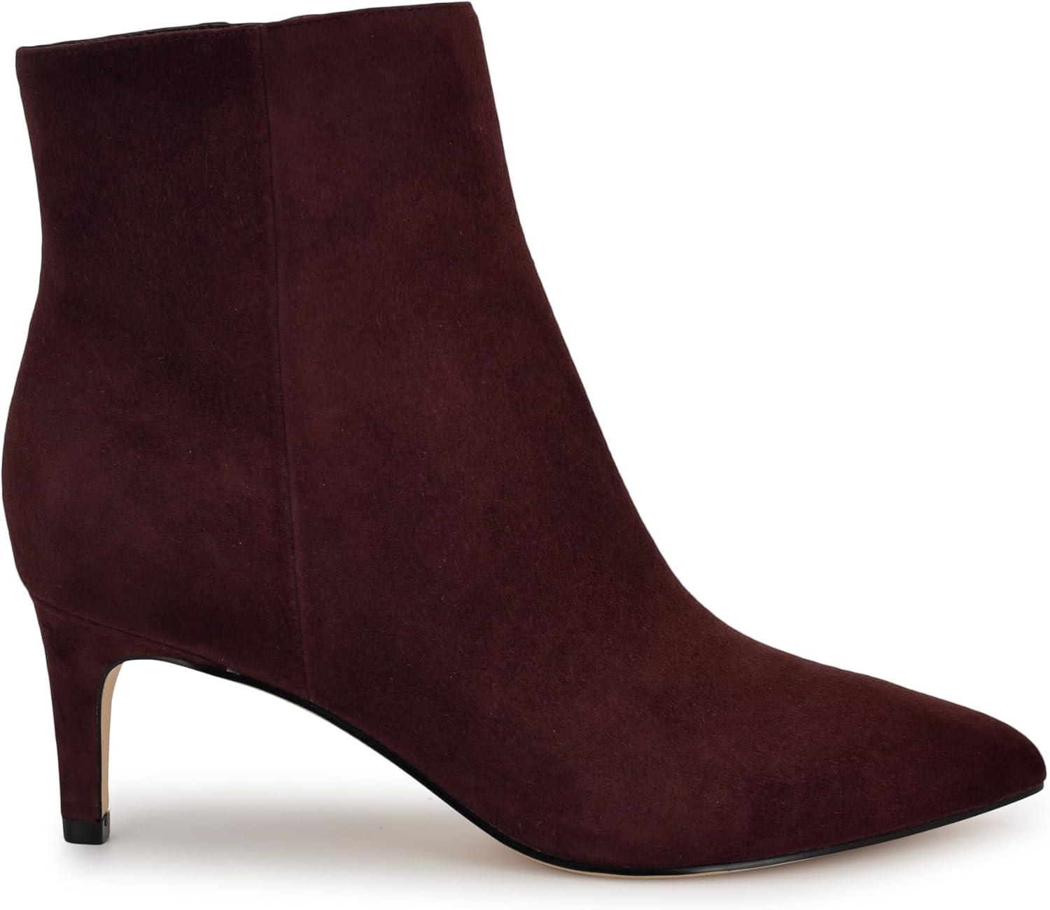 imageNine West Womens Sheeba Ankle BootBurgundy Suede 600