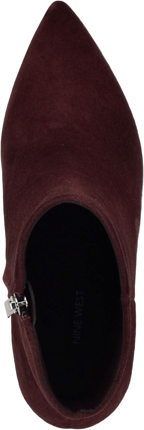 imageNine West Womens Sheeba Ankle BootBurgundy Suede 600
