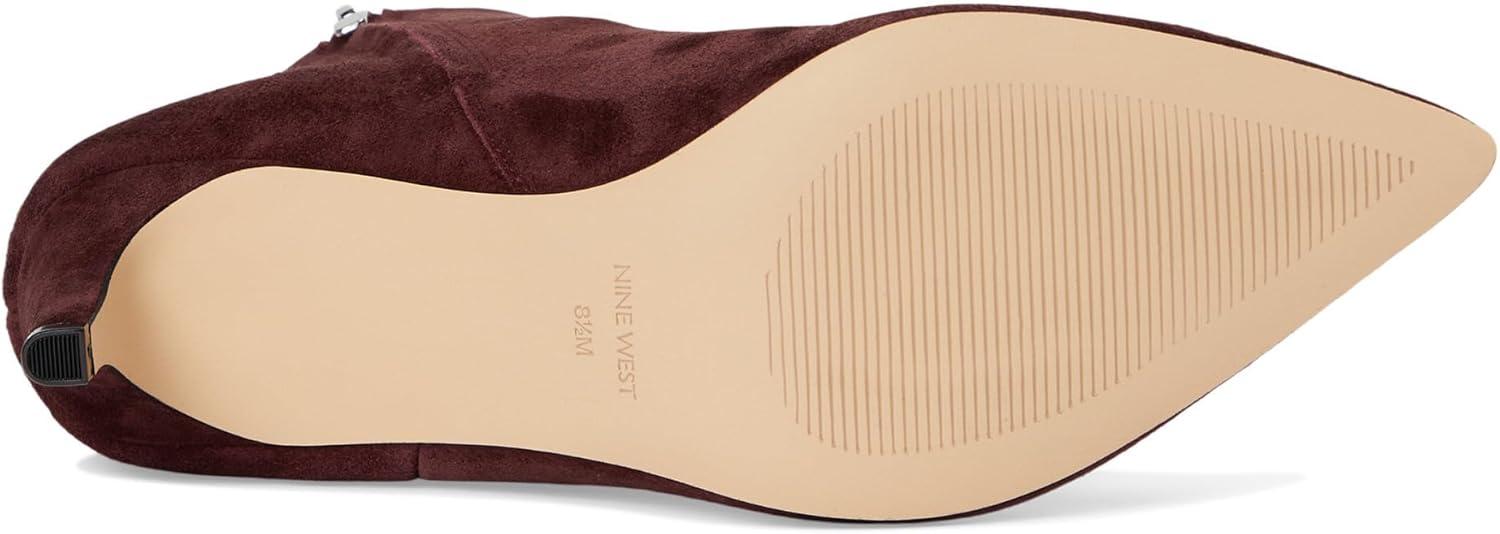 imageNine West Womens Sheeba Ankle BootBurgundy Suede