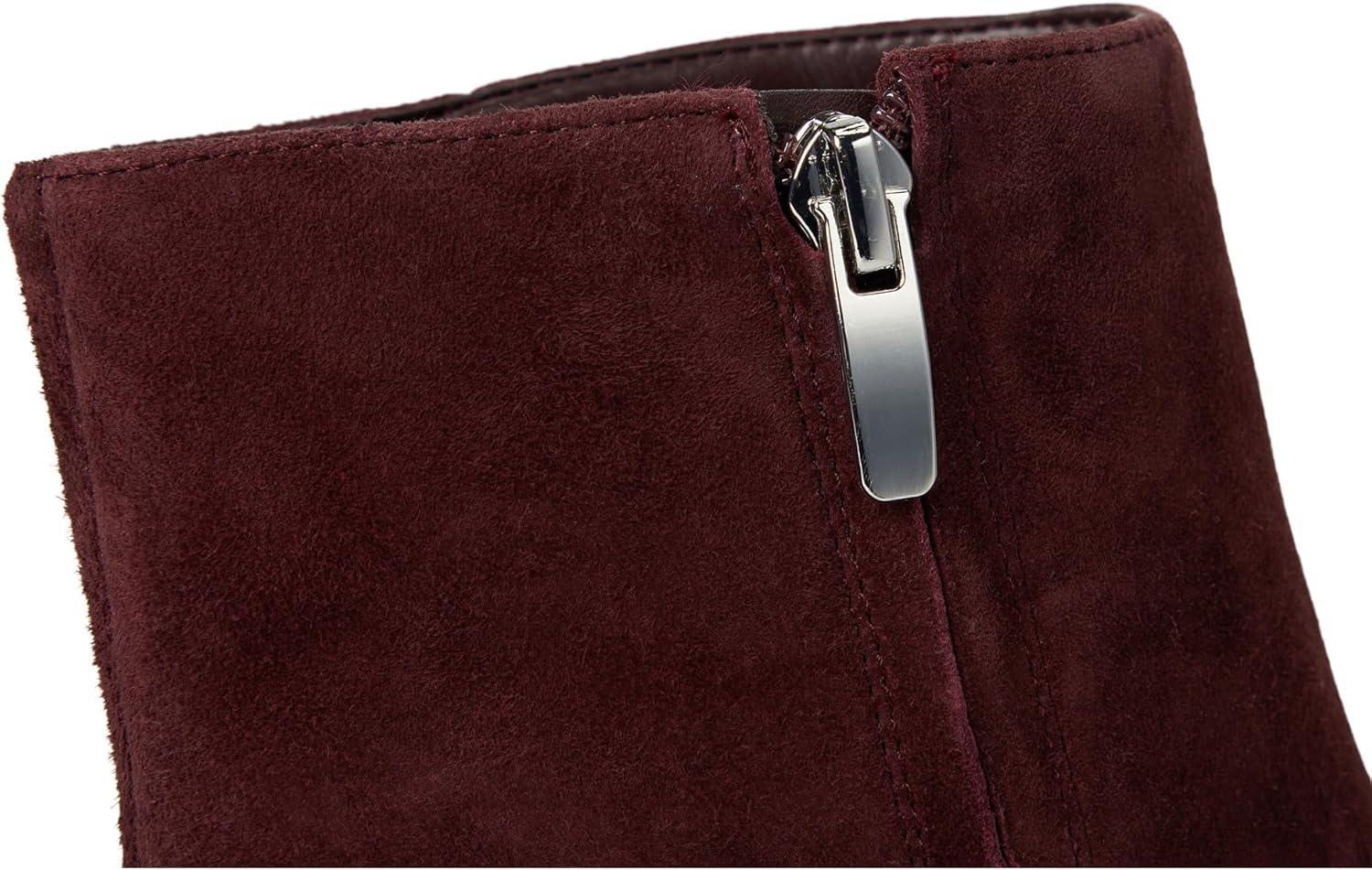 imageNine West Womens Sheeba Ankle BootBurgundy Suede