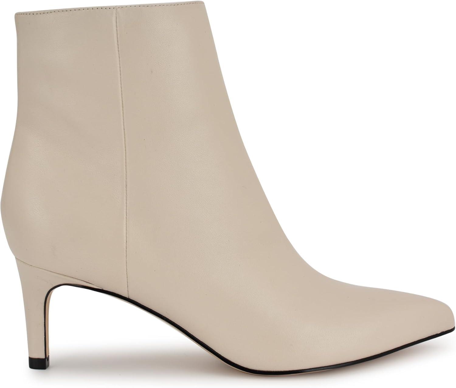imageNine West Womens Sheeba Ankle BootCream Leather 150
