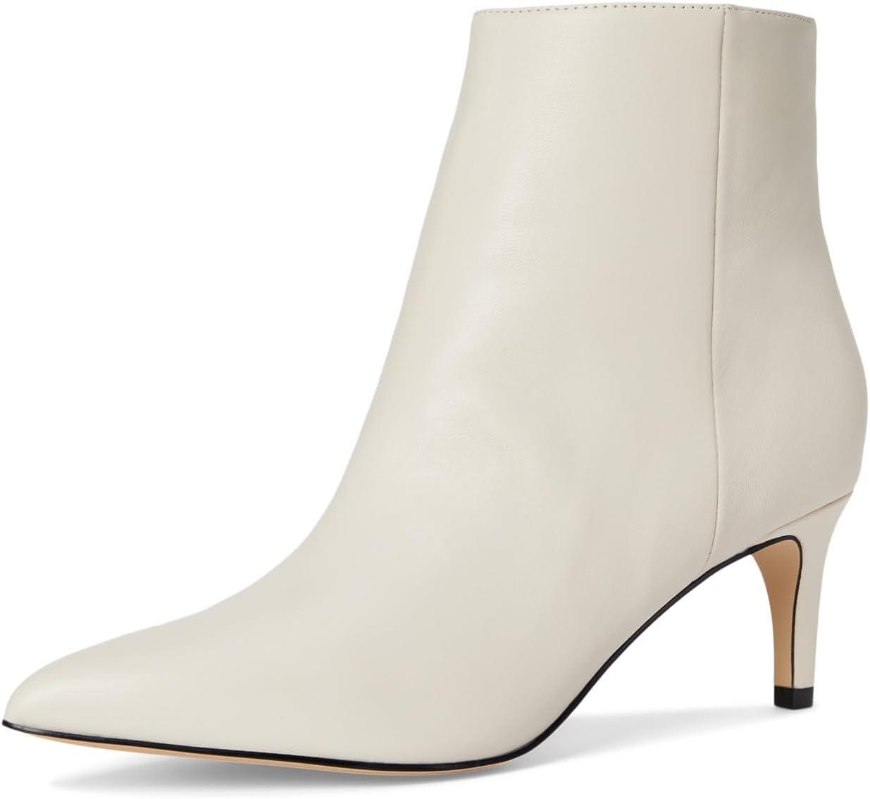 imageNine West Womens Sheeba Ankle BootCream Leather