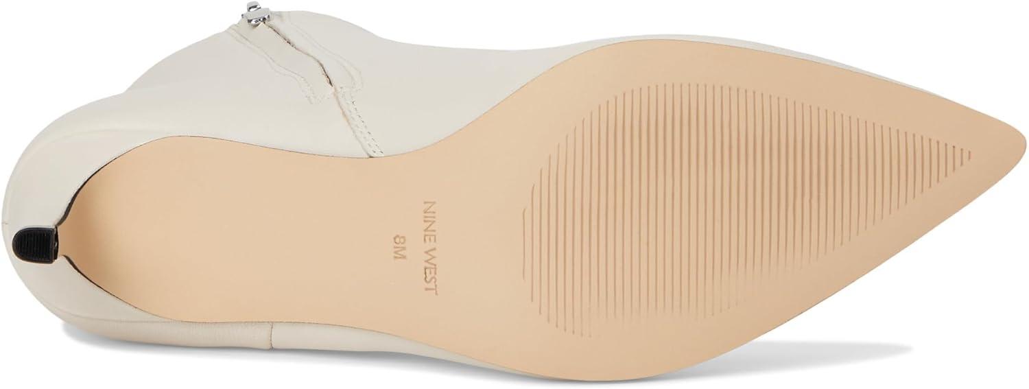 imageNine West Womens Sheeba Ankle BootCream Leather