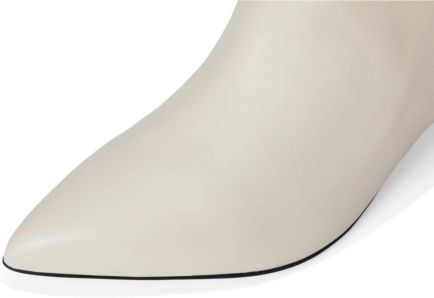 imageNine West Womens Sheeba Ankle BootCream Leather
