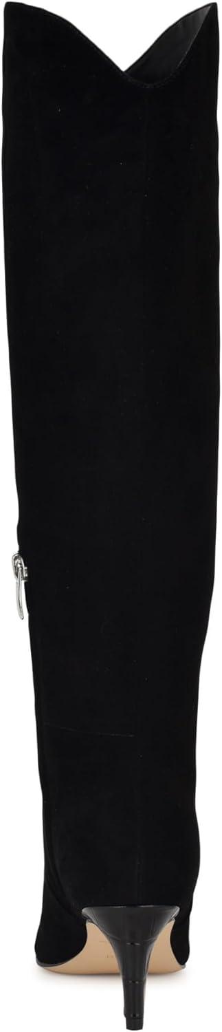 imageNine West Womens Sirena Knee High BootBlack Suede 002