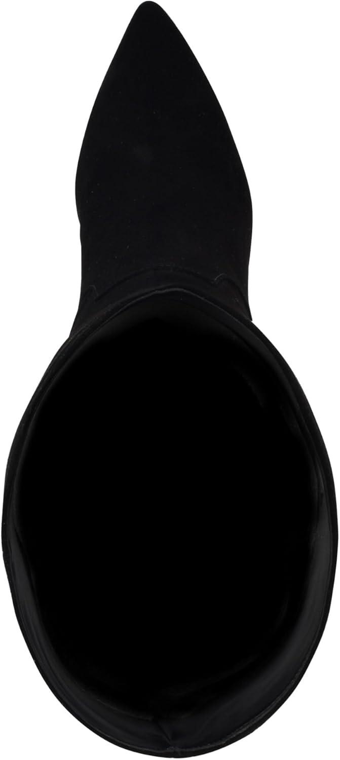 imageNine West Womens Sirena Knee High BootBlack Suede 002