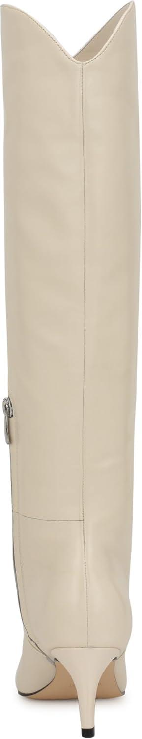 imageNine West Womens Sirena Knee High BootCream Leather 150