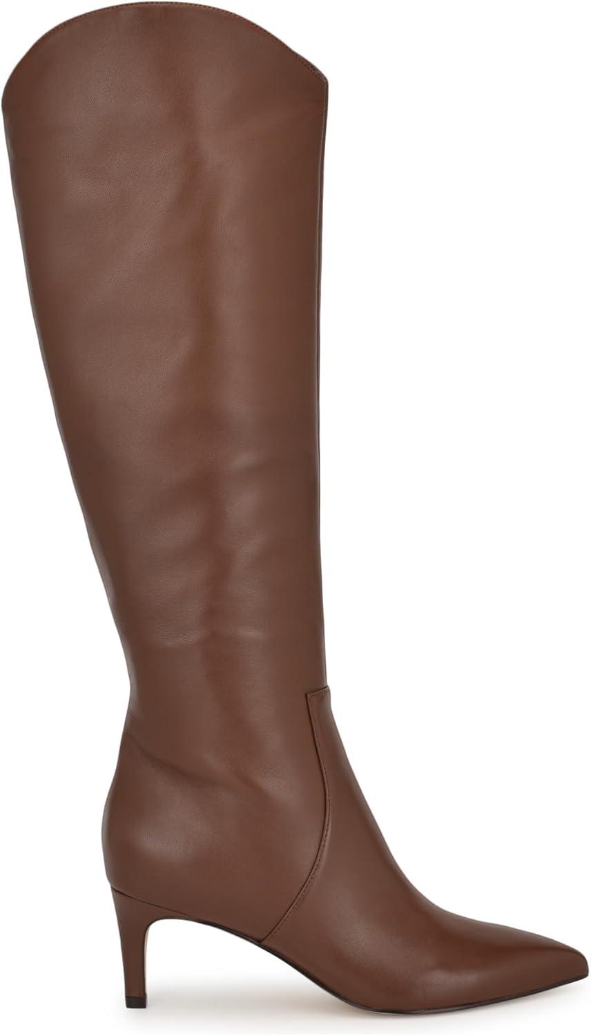 imageNine West Womens Sirena Knee High BootMedium Brown Leather 210