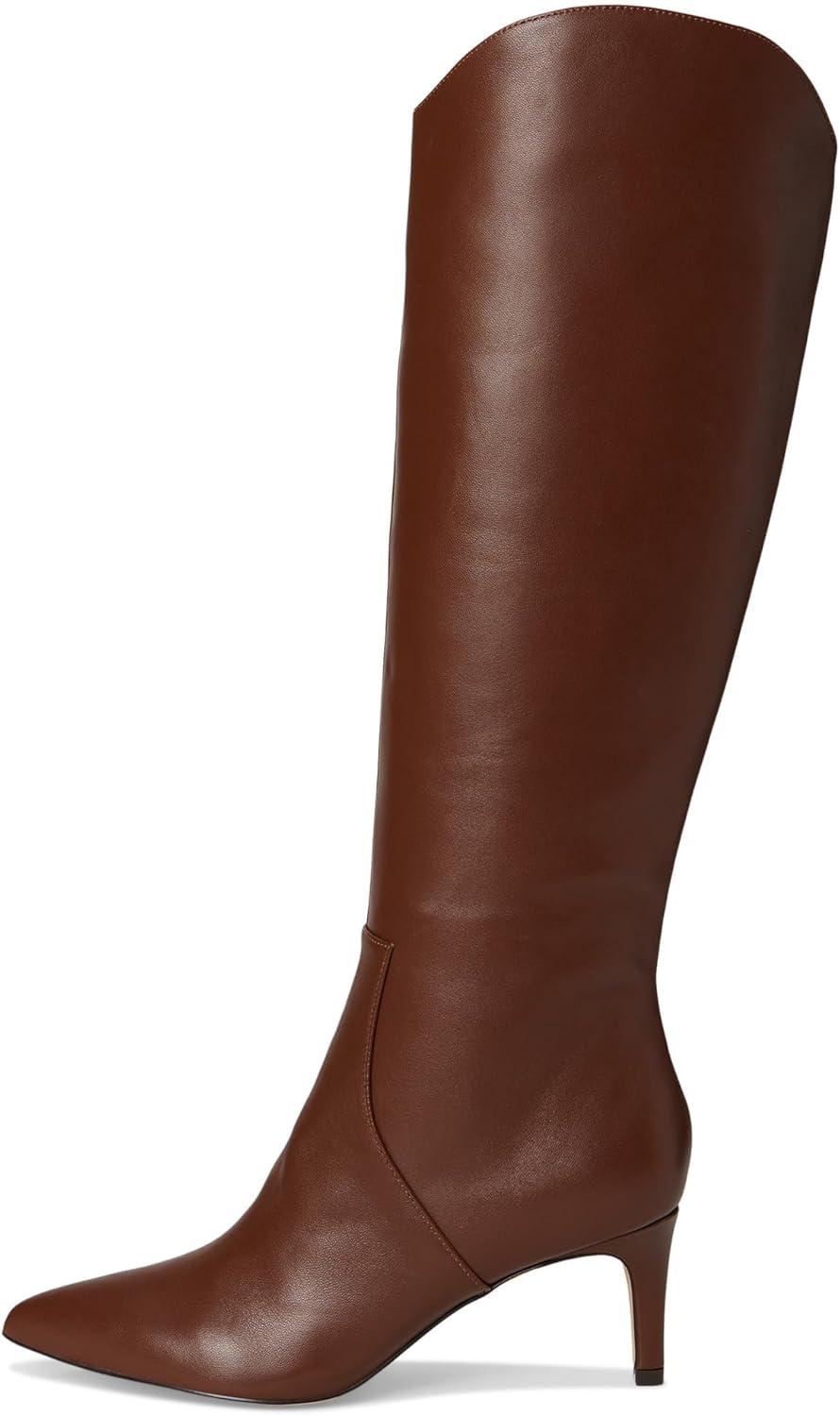 imageNine West Womens Sirena Knee High BootMedium Brown Leather
