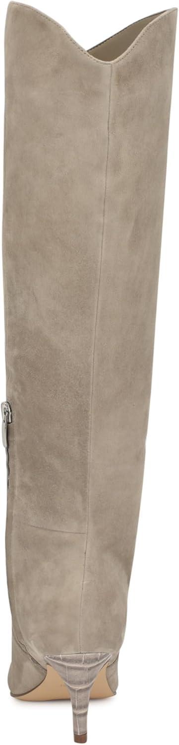 imageNine West Womens Sirena Knee High BootTaupe Suede 240