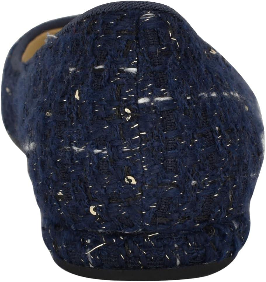 imageNine West Womens Speakup FabricDark Blue Tweed 406