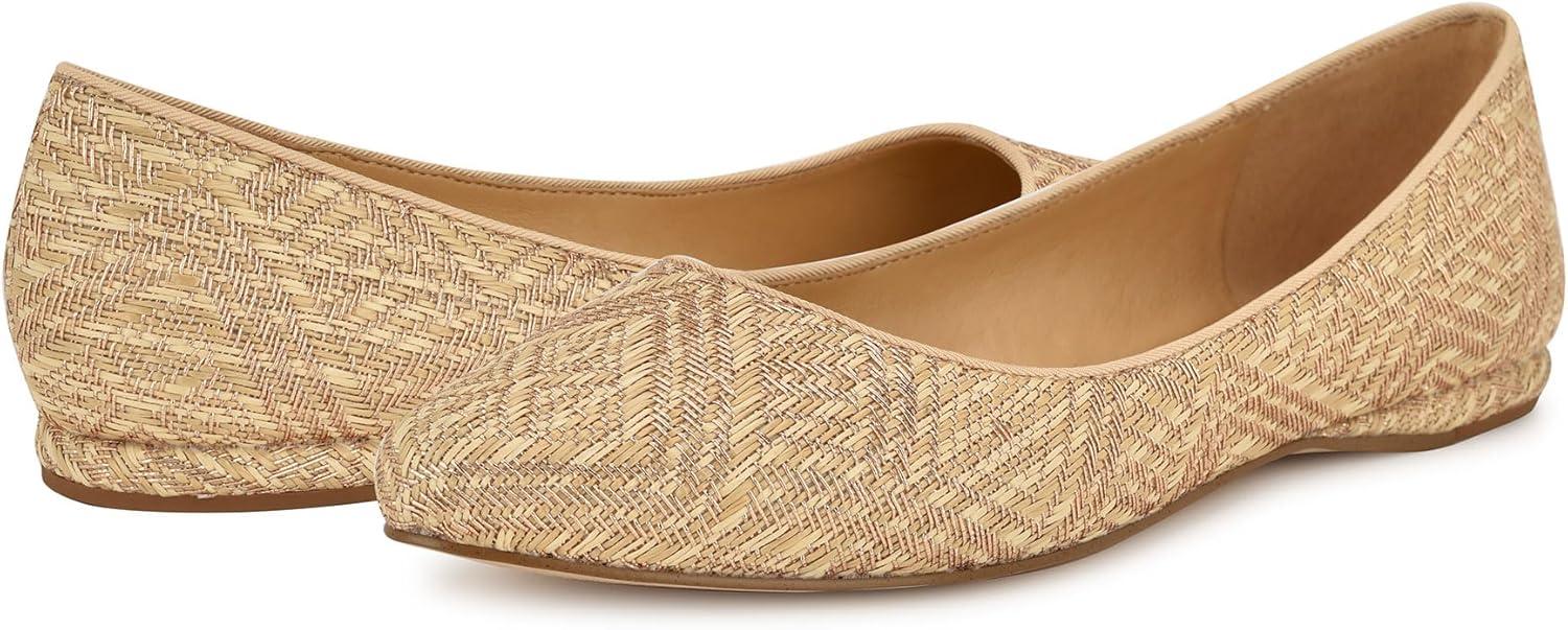 imageNine West Womens Speakup FabricLight NaturalRose Gold 111