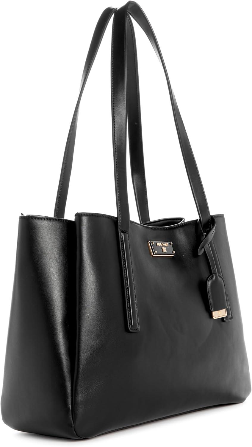 imageNine West womens Leonel Laptop Tech ToteBlack