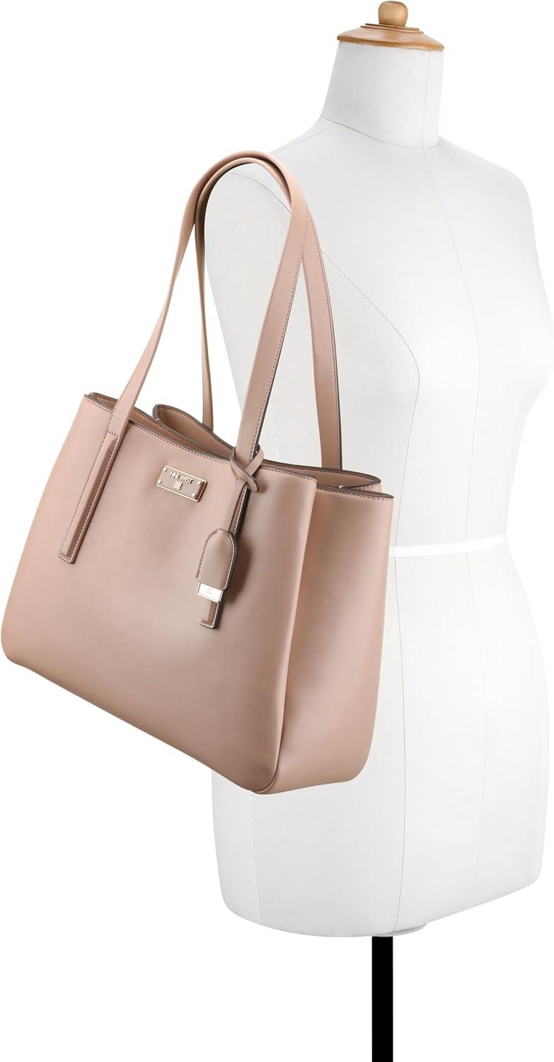 imageNine West womens Leonel Laptop Tech ToteBlushing