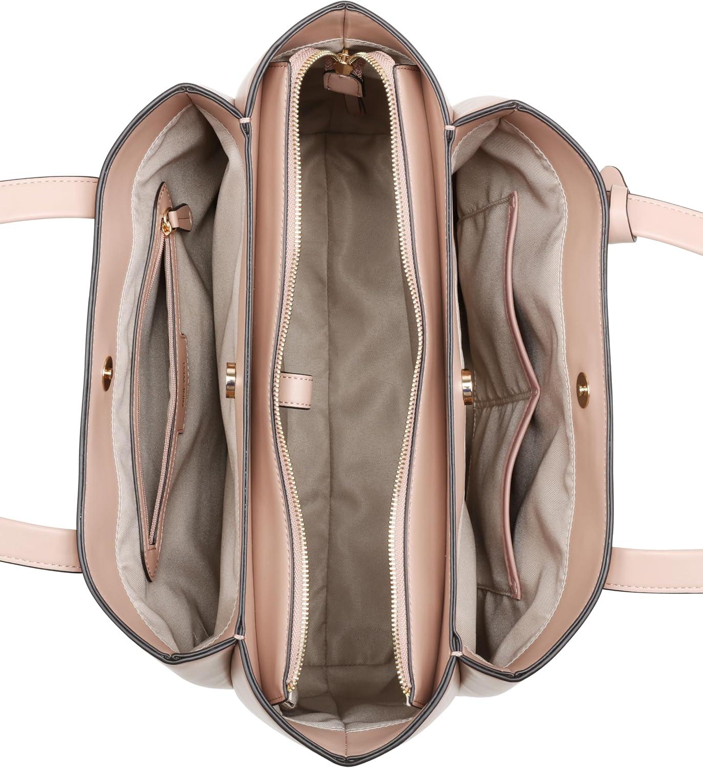 imageNine West womens Leonel Laptop Tech ToteBlushing