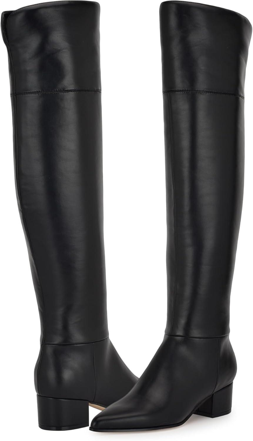 imageNine West womens ManerBlack Smooth 001