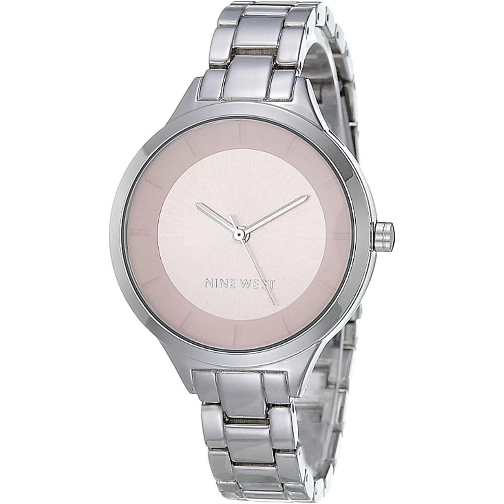 imageNine West Womens Bracelet WatchSilverLight Pink