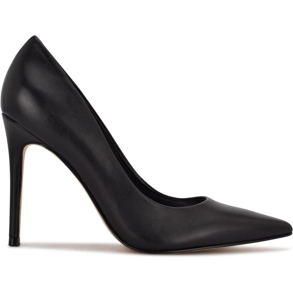 imageNine West Womens Fresh PumpBlack Leather