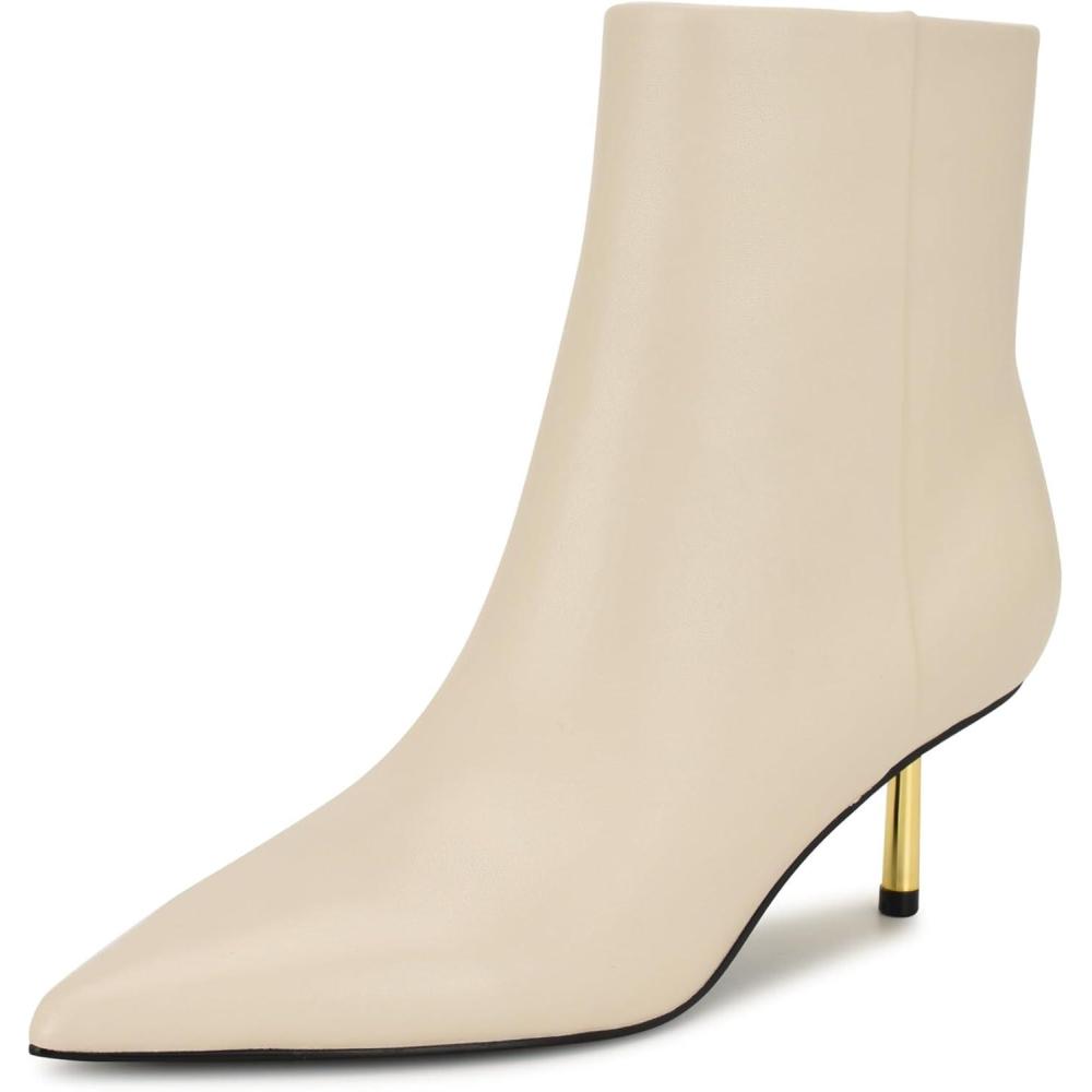 imageNine West Womens Hamesa Ankle BootCream Leather 150