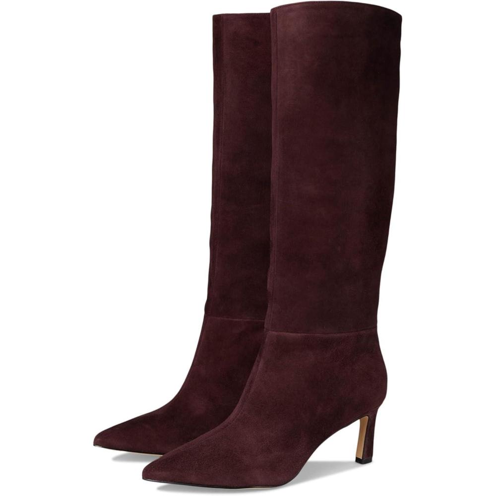 imageNine West Womens Lorthey Knee High BootBurgundy Suede
