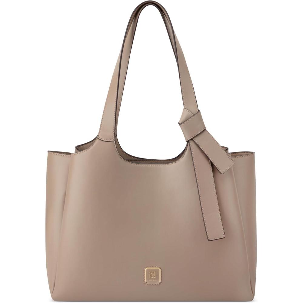 imageNine West Womens Lyra Laptop ToteDark Mushroom