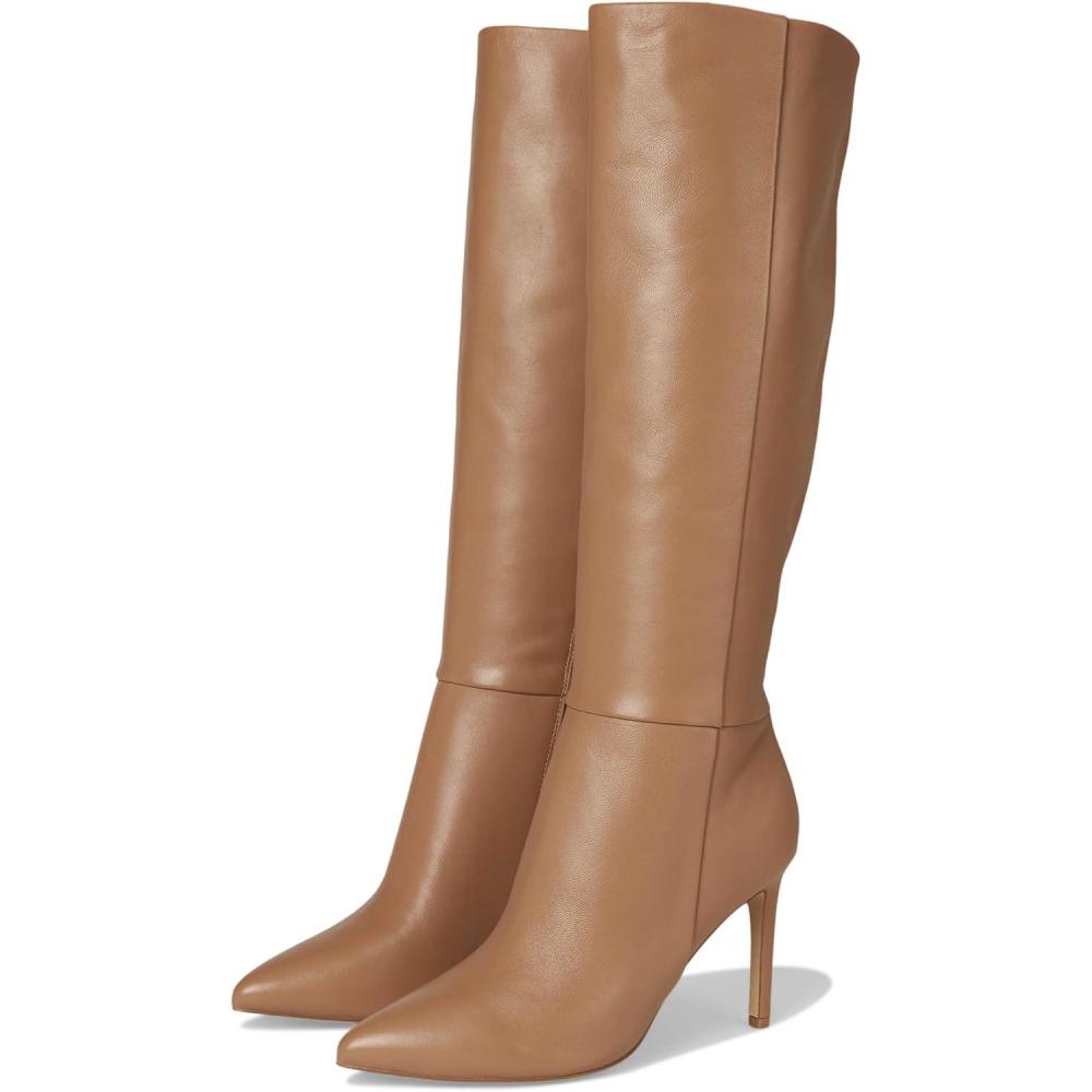 imageNine West Womens Richy Knee High BootLight Natural Leather