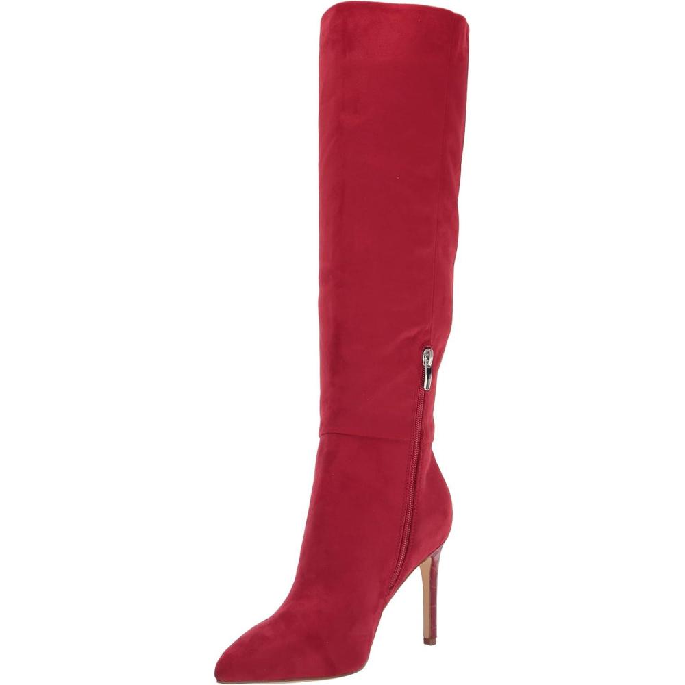 imageNine West Womens Richy Knee High BootRed