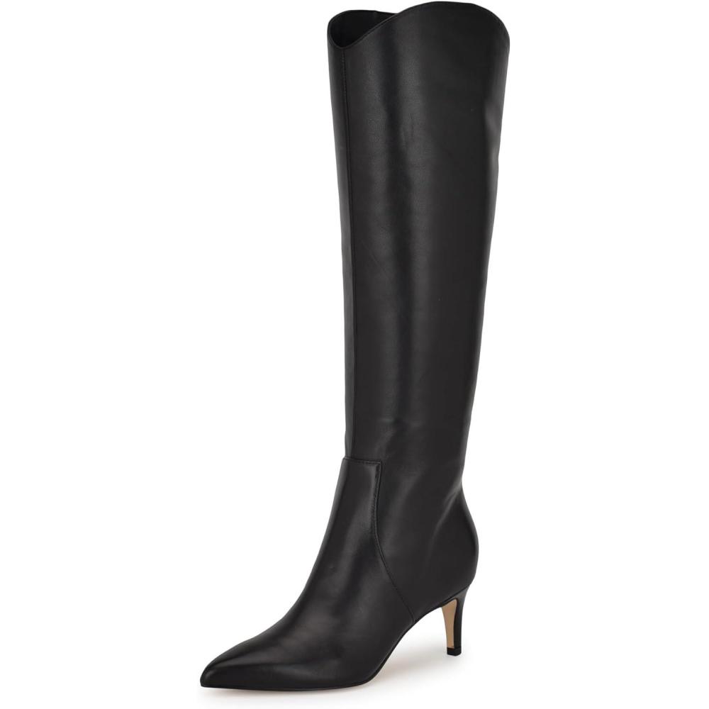 imageNine West Womens Sirena Knee High BootBlack Leather 001
