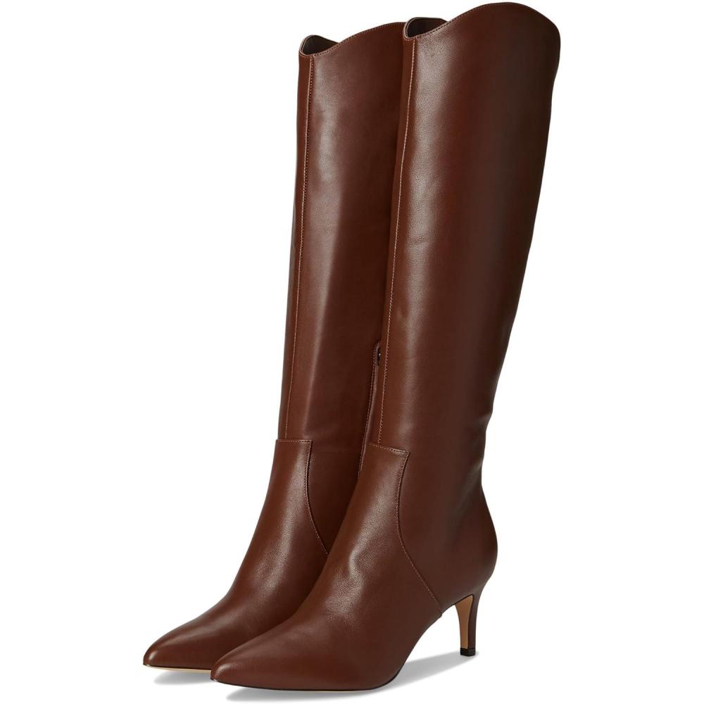imageNine West Womens Sirena Knee High BootMedium Brown Leather