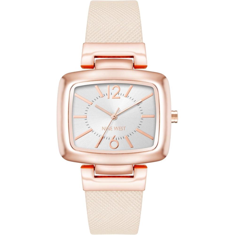 imageNine West Womens Strap WatchCreamRose Gold