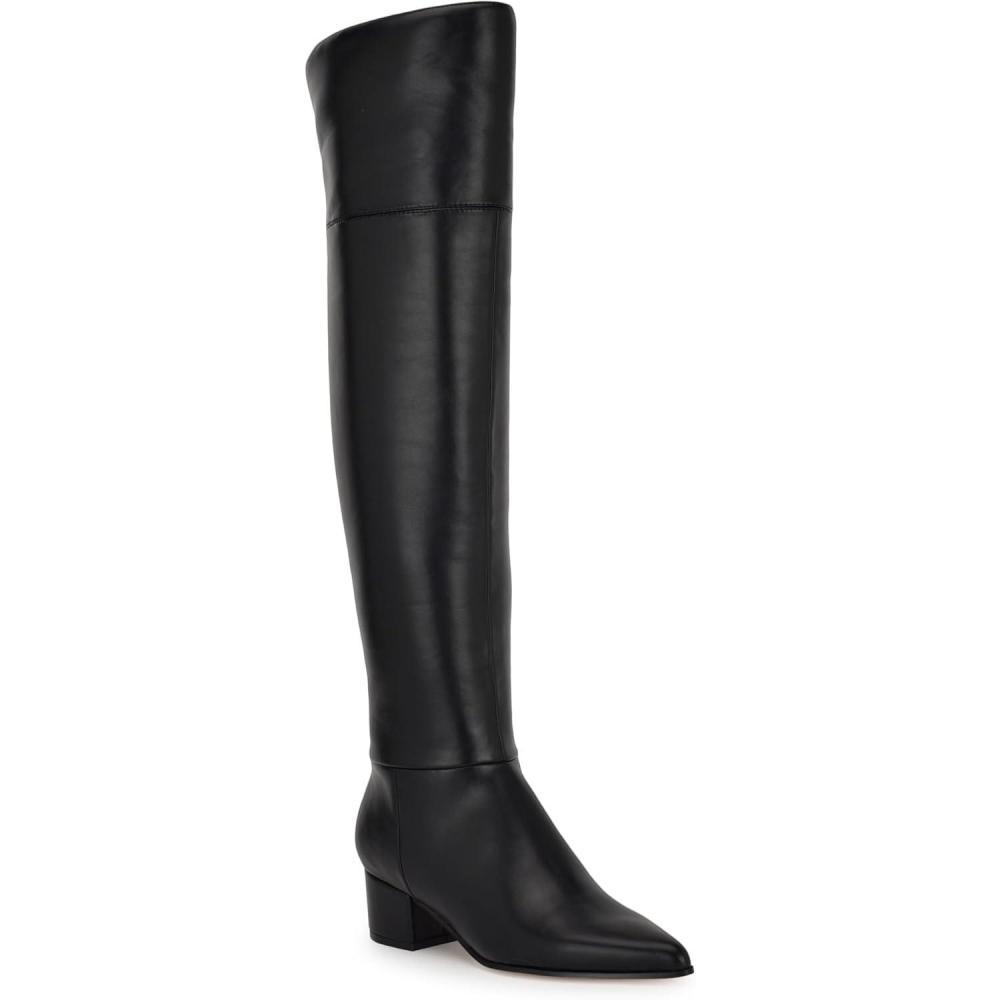 imageNine West womens ManerBlack Smooth 001