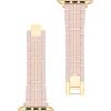 imageNINE WEST Fashion Rubberized Bracelet for Apple Watch Secure AdjustableLight PinkGold