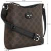imageNine West Adeline Swing PackBrown Logo Black