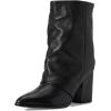 imageNine West Womens Chaye Mid Calf BootBlack Leather