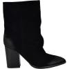 imageNine West Womens Chaye Mid Calf BootBlack Suede 002