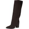 imageNine West Womens Chicke Knee High BootDark Brown Suede