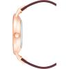 imageNine West Womens Floral Dial Smooth Strap WatchBurgundyRose Gold