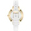 imageNine West Womens Floral Dial Smooth Strap WatchWhiteGold
