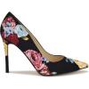 imageNine West Womens Fresh PumpBlack Rose Multi 002