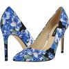 imageNine West Womens Fresh PumpBlue Bouquet Floral Multi 401