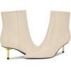 imageNine West Womens Hamesa Ankle BootCream Leather 150