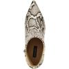 imageNine West Womens Hamesa Ankle BootLight Natural Snake Multi 110