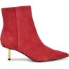 imageNine West Womens Hamesa Ankle BootRed Suede 610