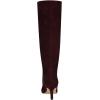 imageNine West Womens Lorthey Knee High BootBurgundy Suede 600