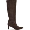 imageNine West Womens Lorthey Knee High BootDark Brown Suede 200