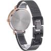 imageNine West Womens Mesh Bracelet WatchDark Gunmetal GreyRose Gold