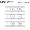 imageNine West Womens Mesh Bracelet WatchSilverRose GoldTone