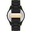 imageNine West Womens Metal Bracelet Watch with Rubberized CoatingBlack