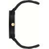 imageNine West Womens Metal Bracelet Watch with Rubberized CoatingBlack